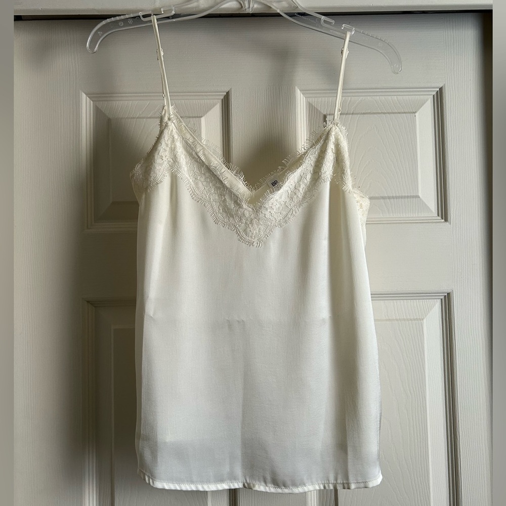 BP Satin Lace Trim Cami